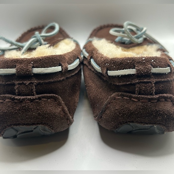 UGG Dakota moccasin slippers in Chocolate Brown - Picture 4 of 15